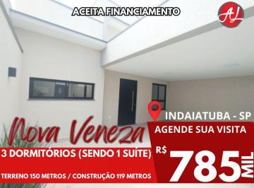Casa de 3 quartos, Indaiatuba · Casa Nova A Venda No Jardim Nova Veneza - Indaiatuba - SP!