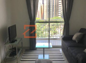 SALA II AMBIENTES · VENDO HELBOR TREND JARDINS, APTO DE 59 M², 2 DORMS, MOBILIADO, 1 VAGA