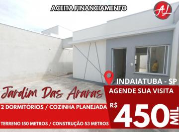 Casa de 2 quartos, Indaiatuba · Casa Térrea Pronta Para Morar - Jardim Das Araras - Indaiatuba - SP!