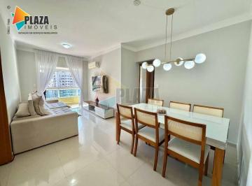 Apartamento · 75m² · 2 Quartos · 2 Vagas · Apartamento com 2 dormitórios para alugar, 75 m² por R$ 4.500,00/mês - Canto do Forte - Praia Grande