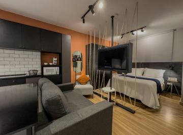 Apartamento de 1 quarto, Curitiba · Studio Airbnb Centro Curitiba | Mobiliado e decorado 30m² | Próx UFPR 800m