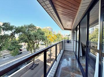 Varanda · Apartamento à venda no Gonzaga (Santos) – 3 suítes, 2 vagas