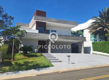 Casa · 389m² · 4 Quartos · 6 Vagas · Sobrado à venda e para alugar em Campinas, Loteamento Mont Blanc Residence, com 4 suítes