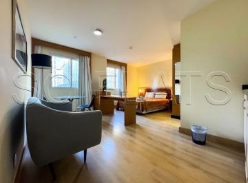 Apartamento · 29m² · 1 Quarto · 1 Vaga · Wyndham SP Paulista, flat disponível para locação contendo 29m², 01 dormitório e 01 vaga de garagem.