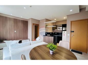 Apartamento · 60m² · 2 Quartos · 1 Vaga · Apartamento mobiliado para locação com 1 suíte, 60m² no Condomínio Link Studios e Offices – Alphasít