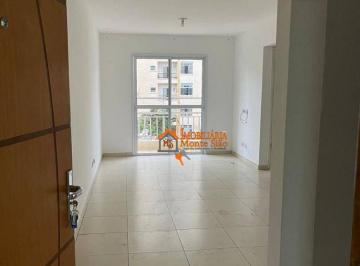 2819c6efe316eb24bde555a87be8bd15344e32e7 · Apartamento com 2 dormitórios à venda, 63 m² por R$ 345.000,00 - Centro - Guarulhos/SP