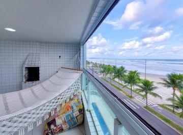 ffc28fbe237b69ecf68e3b7717ca5dcf9afcf663 · Apartamento FRENTE MAR com 2 dormitórios à venda, 86 m² por R$ 750.000 - Maracanã - Praia Grande/SP