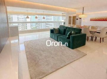 9c26a8ab84a2607b09ffb90685d1c9abaf91a929 · Apartamento mobiliado com 3 dormitórios à venda, 168 m² por R$ 1.600.000 - Setor Oeste - Goiânia/GO