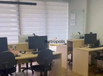 Sala · Conjunto para alugar, 129 m² por R$ 13.410,87/mês - Cerâmica - São Caetano do Sul/SP