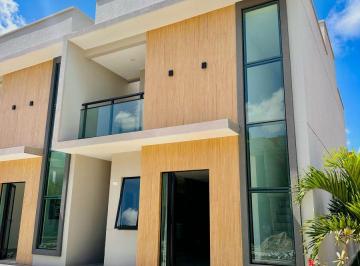 Casa de 3 quartos, Eusébio · Duplex em Condomínio Fechado no Eusébio, 101m2, 3 Suítes, Espaço Gourmet, 2 Vagas, Lazer Completo.
