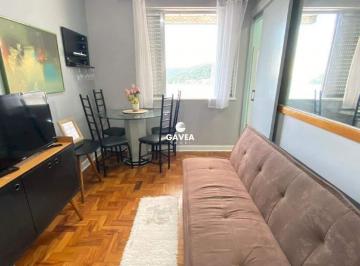 Apartamento · 30m² · 1 Quarto · 1 Vaga · Apartamento para aluguel no Centro em São Vicente.