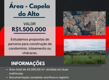 Foto 01 · Area, Cercadinho, Capela do Alto, SP