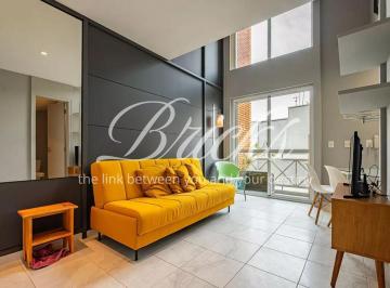 Apartamento · 44m² · 1 Quarto · 1 Vaga · DUPLEX A VENDA NO PARAÍSO - MOBILIADO