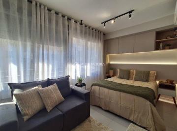 Apartamento · 25m² · 1 Quarto · 1 Vaga · Estúdio mobiliado no bairro Farroupilha