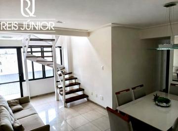 Foto 02 · Cobertura à venda em Armação: 4 quartos, 2 suítes, 3 salas, 4 vagas de garagem. 164m² de muita comod