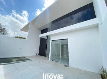 Casa · 100m² · 3 Quartos · 2 Vagas · Casa Moderna com Piscina e Projeto Sofisticado no Bairro Luiz Gonzaga