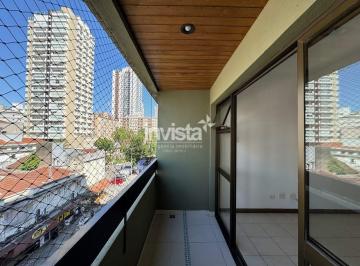 Apartamento · 100m² · 2 Quartos · 1 Vaga · Apartamento 2 Dormitórios com Varanda para Alugar na Pompéia em SANTOS