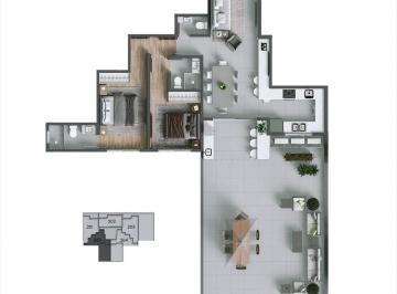 Planta humanizada final 05 - 2 su tes (imagem ilustrativa - mobili rio e decora o n o inclu dos) · Apartamento 2 quartos Agronômica Florianópolis Stuttgart