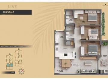 Apartamento · 102m² · 3 Quartos · 2 Vagas · Apartamento 3 quartos Cacupé Florianópolis Live Cacupé