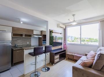 Apartamento · 46m² · 2 Quartos · 1 Vaga · 
                                Apartamento 02 Dormitórios 01 vaga mobliliado no bairro Camaquã
   