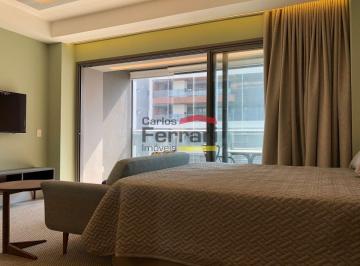 Apartamento · 43m² · 1 Quarto · 1 Vaga · Apartamento Venda Brooklin, 43 metros, 1 vaga, Totalmente Mobiliado, lazer, piscina, metrô