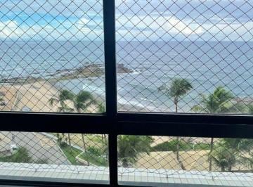 Apartamento de 1 quarto, Salvador · Fabuloso Ap. COND ONDINA APART HOTEL 1/4sala 57,75m2 andar alto Vista Mar frontal, mobiliado infra