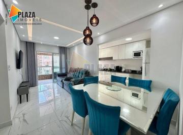 Apartamento · 80m² · 2 Quartos · 1 Vaga · Apartamento com 2 dormitórios para alugar, 80 m² por R$ 4.800,00/mês - Boqueirão - Praia Grande/SP