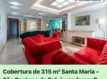 Apartamento · 336m² · 5 Quartos · 4 Vagas · Apartamento Duplex à venda em São Caetano do Sul – Santa Maria | 5 dorms (2 suítes) | 4 vagas