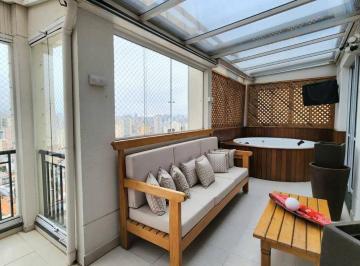 Apartamento · 174m² · 3 Quartos · 3 Vagas · Penthouse de Luxo à Venda em Cambuci, São Paulo-SP: 3 Quartos, 1 Suíte, 2 Salas, 4 Banheiros, 3 Vaga