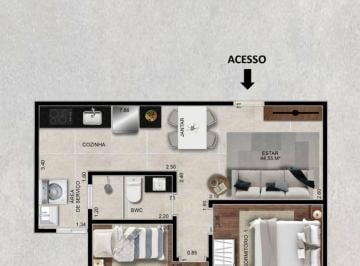 Apartamento · 45m² · 2 Quartos · 1 Vaga · Apartamento em Vila Nivi, São Paulo/SP de 45m² 2 quartos à venda por R$ 350.000,00