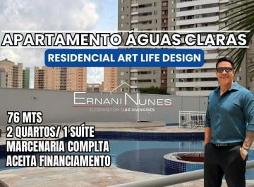 Foto 01 · AGUAS CLARAS 2 QUARTOS 76 MTS MARCENARIA COMPLETA ACEITA FINANCIAMENTO