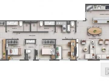 Apartamento · 175m² · 4 Quartos · 2 Vagas · Apartamento de 4 Quartos, sendo 3 suítes, Varanda Gourmet e Piscina à Venda no Casa Pedra – Águas Cl