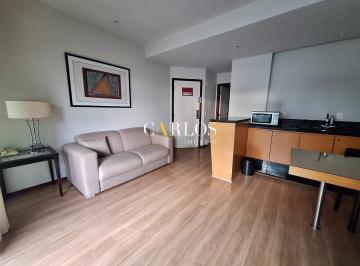 Apartamento · 48m² · 1 Quarto · 1 Vaga · Flat mobiliado na Savassi com serviços e área de lazer completa!