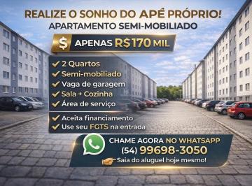 Apartamento · 42m² · 2 Quartos · 1 Vaga · Apartamento em Desvio Rizzo  -  Caxias do Sul