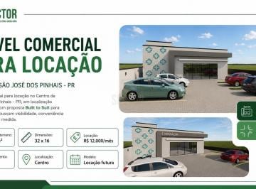 Comercial · 492m² · Imóvel Comercial para Locação • 492 m² • São José dos Pinhais - PR