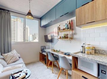Apartamento · 25m² · 1 Quarto · Aconchegante apartamento na Vila Romana de 24,65 m², totalmente mobiliado e pronto para morar.