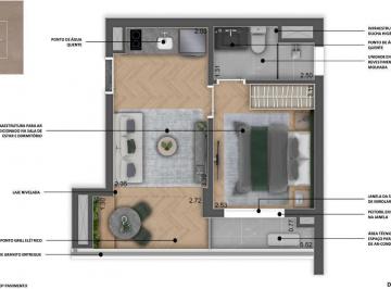 IMG_20260608_105211_000.jpeg · Confortável apartamento para venda em Cidade Monções com 1 quarto, sendo 1 suíte, 33m² - remaxfront#