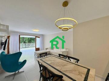 Sala · Apartamento com 3 quartos (1 suíte), 1 vaga e lazer à venda em Pitangueiras, Guarujá