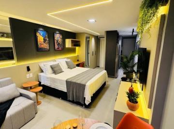 Apartamento · 30m² · 1 Quarto · 1 Vaga · Studio Mobiliado no Jardim Armação | Porteira Fechada | Com 30m² | 1/4 | Vaga de garagem Rotativa |