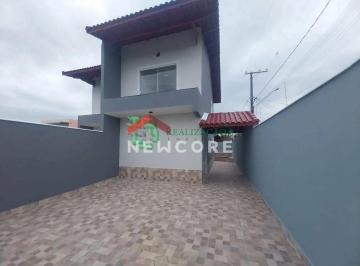 Casa · 91m² · 2 Quartos · 3 Vagas · Sobrado em Avenida Tiradentes - Jussara - Mongaguá/SP