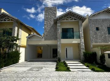 Casa · 246m² · 3 Quartos · 4 Vagas · Casa Novíssima Duplex Alto Padrão de Esquina - 246,23m2 - Cond.Fechado - Terra Brasilis - Aquiraz