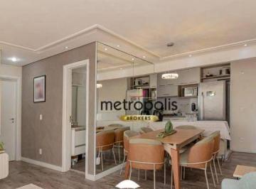 Sala · Apartamento à venda, 66 m² por R$ 545.000,00 - Vila Metalúrgica - Santo André/SP