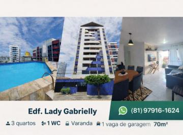 Apartamento de 3 quartos, Jaboatão dos Guararapes · Excelente apartamento localizado em Candeias com 70,50m² e lazer completo