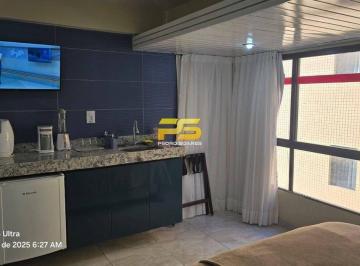 Apartamento · 1 Quarto · 1 Vaga · FLAT COM 29m² - BEIRA MAR DE TAMBAÚ