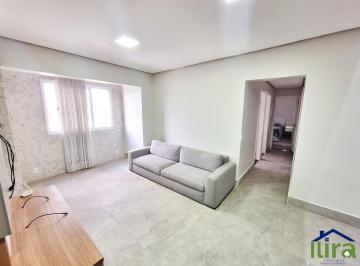 l4618a.jpg · Apartamento para locação com 99 m², 2 quartos (1 suíte), churrasqueira e 2 vagas cobertas em andar a