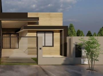 Casa · 124m² · 2 Quartos · 2 Vagas · Casa Geminada térrea á 560 metros do mar com 1 suíte + 2 dormitórios - Itacomomi