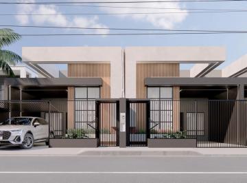 Casa · 91m² · 2 Quartos · 1 Vaga · Casa Geminada com 1 suíte + 1 dormitório á 850 metros do mar - Itacolomi - Balne