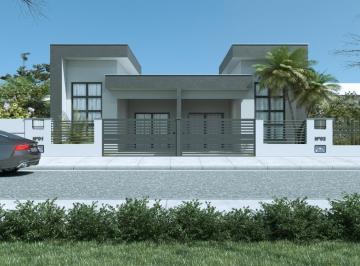 Casa · 78m² · 1 Quarto · 2 Vagas · Casa Geminada 1 suíte + 1 dormitório a 900m do mar em Itacolomi -Balneário Piçar
