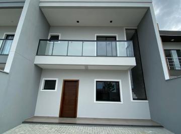 Casa · 128m² · 3 Quartos · 2 Vagas · Lindo Sobrado alto padrão com 1 suíte + 2 Demi suítes à 800 metros do mar - Itac