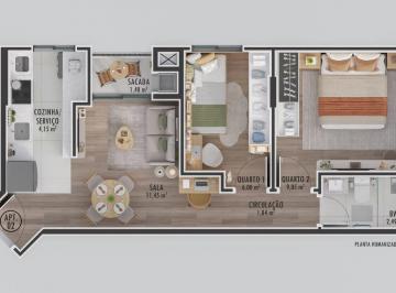 Apartamento de 2 quartos, Curitiba · Apartamento de 2 quartos no Novo Mundo (entrega set/2026)